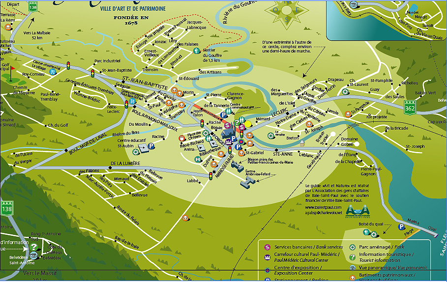 Carte de Baie-Saint-Paul